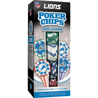 Wholesale Detroit Lions 100 Piece Poker Chips