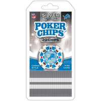 Wholesale Detroit Lions 20 Piece Poker Chips