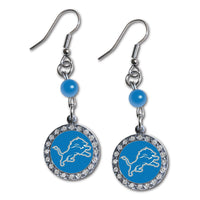 Wholesale Detroit Lions NFL / EAR007 - Rhinestone Dangle Earrings