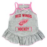 Wholesale Detroit Red Wings Pet Dress Grey Type- Assorted Sizes