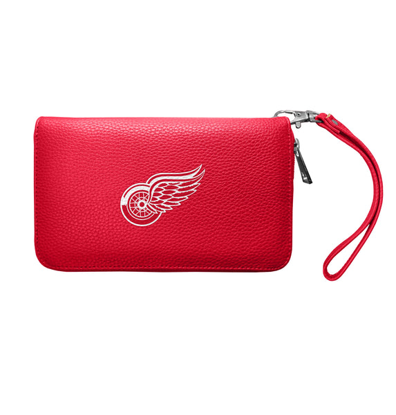 Wholesale Detroit Red Wings Zip Organizer Wallet Pebble Light Red