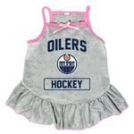 Wholesale Edmonton Oilers Pet Dress Grey Type- Assorted Sizes
