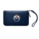 Wholesale Edmonton Oilers Zip Organizer Wallet Pebble Navy