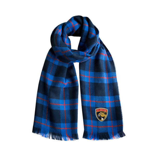 Wholesale Florida Panthers Plaid Blanket Scarf NV-RED