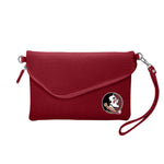 Wholesale Florida State Seminoles Fold Over Crossbody Pebble Maroon