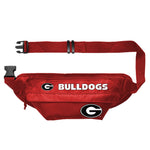 Wholesale Georgia Bulldogs - Assorted Sizes Fanny Pack LRED