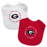 Wholesale Georgia Bulldogs - Baby Bibs 2-Pack