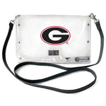 Wholesale Georgia Bulldogs Clear Envelope Purse STRAP