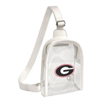 Wholesale Georgia Bulldogs Clear Mini Sling