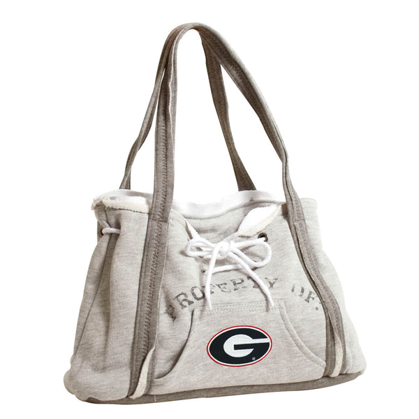 Wholesale Georgia Bulldogs Hoodie Purse Grey