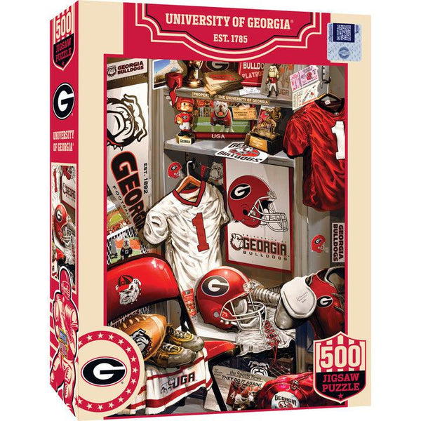 Wholesale Georgia Bulldogs - Locker Room 500 Piece Jigsaw Puzzle