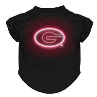 Wholesale Georgia Bulldogs Neon Pet T-Shirt