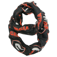 Wholesale Georgia Bulldogs Sheer Infinity Scarf Alternate Alternate