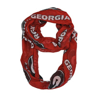 Wholesale Georgia Bulldogs Sheer Infinity Scarf