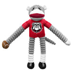 Wholesale Georgia Bulldogs Team Sock Monkey Pet Toy Football