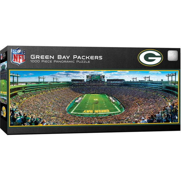 Wholesale Green Bay Packers - 1000 Piece Panoramic Jigsaw Puzzle - End View