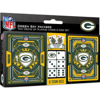 Wholesale Green Bay Packers - 2-Pack Playing Cards & Dice Set