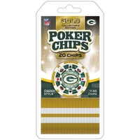 Wholesale Green Bay Packers 20 Piece Poker Chips