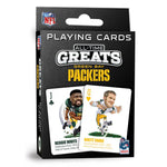 Wholesale Green Bay Packers All-Time Greats Playing Cards - 54 Card Deck