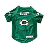 Wholesale Green Bay Packers Custom Pet Stretch Jersey