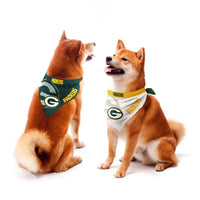 Wholesale Green Bay Packers Home and Away Pet Bandana Set