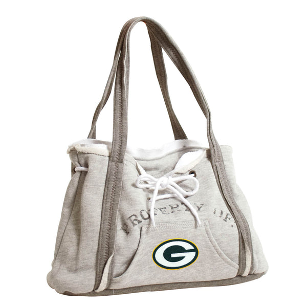 Wholesale Green Bay Packers Hoodie Purse Grey