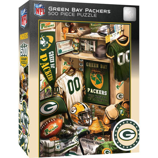 Wholesale Green Bay Packers - Locker Room 500 Piece Jigsaw Puzzle