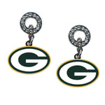 Wholesale Green Bay Packers NFL / EAR006 - Rhinestone Earrings