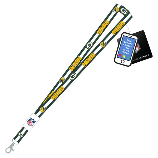 Wholesale Green Bay Packers NFL / LYD001 - Charging Lanyard