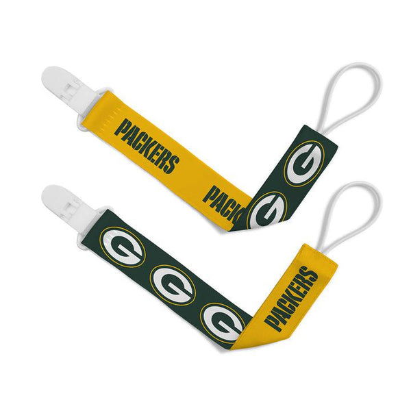 Wholesale Green Bay Packers - Pacifier Clip 2-Pack