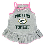 Wholesale Green Bay Packers Pet Dress Grey Type - Assorted Sizes