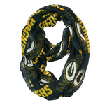 Wholesale Green Bay Packers Sheer Infinity Scarf