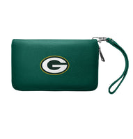 Wholesale Green Bay Packers Zip Organizer Wallet Pebble Green