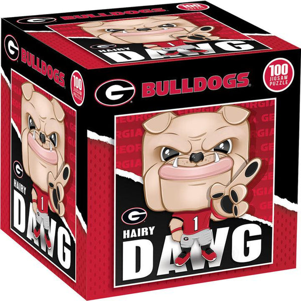 Wholesale Hairy Dawg - Georgia Bulldogs Mascot 100 Piece Jigsaw Puzzle