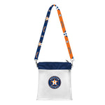 Wholesale Houston Astros Clear Pattern Strap Bag