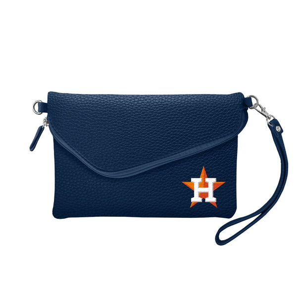 Wholesale Houston Astros Fold Over Crossbody Pebble Navy