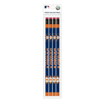 Wholesale Houston Astros MLB / PCL001 - Cool Color Pencils 4PK