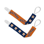 Wholesale Houston Astros - Pacifier Clip 2-Pack