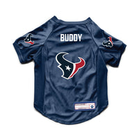 Wholesale Houston Texans Custom Pet Stretch Jersey