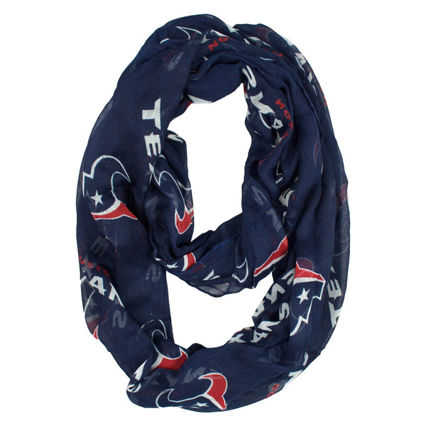 Wholesale Houston Texans Sheer Infinity Scarf