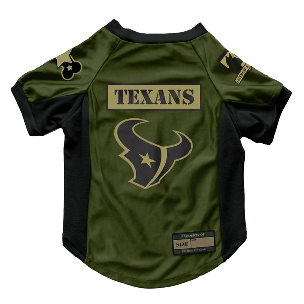 Wholesale Houston Texans Valor Pet Stretch Jersey