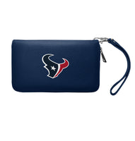 Wholesale Houston Texans Zip Organizer Wallet Pebble Navy