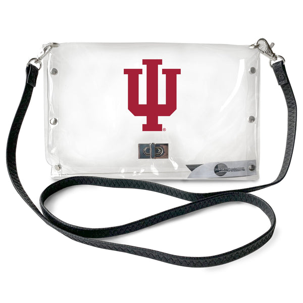 Wholesale Indiana Hoosiers Clear Envelope Purse STRAP