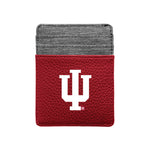 Wholesale Indiana Hoosiers Pebble Front Pocket Wallet Dark Red