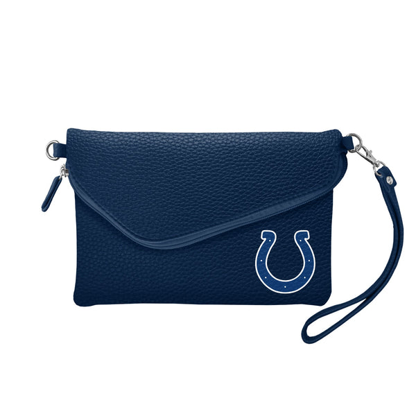 Wholesale Indianapolis Colts Fold Over Crossbody Pebble Navy