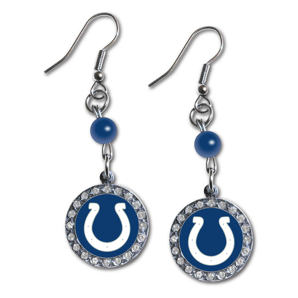 Wholesale Indianapolis Colts NFL / EAR007 - Rhinestone Dangle Earrings