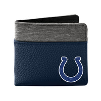 Wholesale Indianapolis Colts Pebble BiFold Wallet NAVY