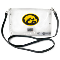 Wholesale Iowa Hawkeyes Clear Envelope Purse STRAP