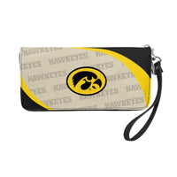 Wholesale Iowa Hawkeyes Curve Zip Organizer Wallet