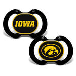 Wholesale Iowa Hawkeyes - Pacifier 2-Pack